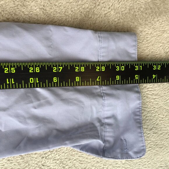 J. Jill Womens Shirt Medium Long Sleeve Button Up Lavender Pockets Casual Travel - Picture 6 of 10